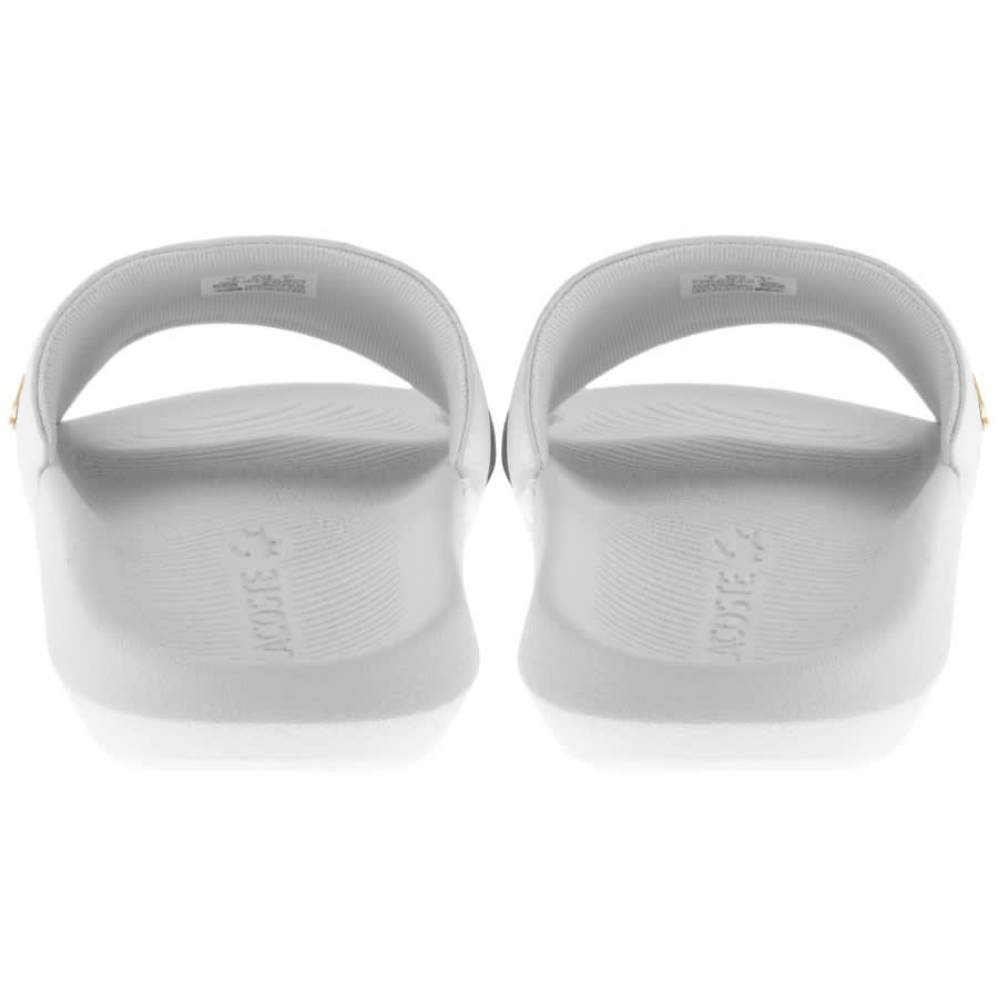 Alternative Image for ProductLacoste Croco Sliders White3